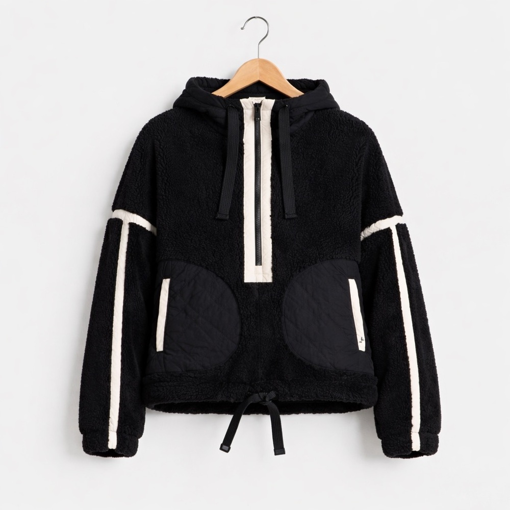 All in Motion Black and Cream Teddy Jacket in size Small